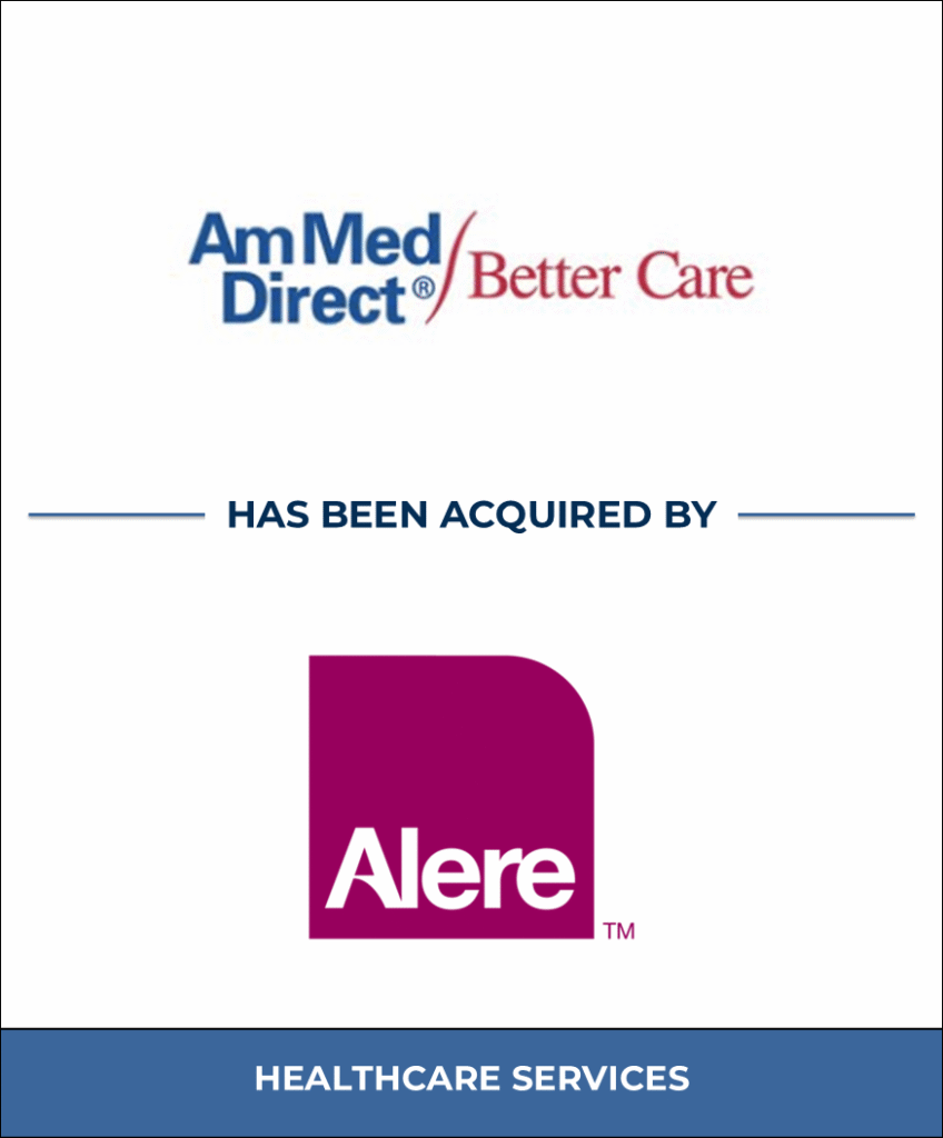 AmMed Direct, Healthcare Investment Banking Tombstone — Bailey & Company