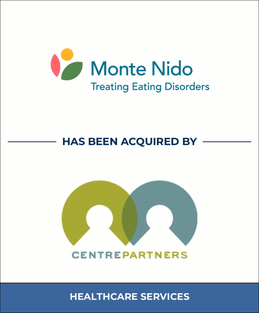 Monte Nido, Healthcare Investment Banking Tombstone — Bailey & Company