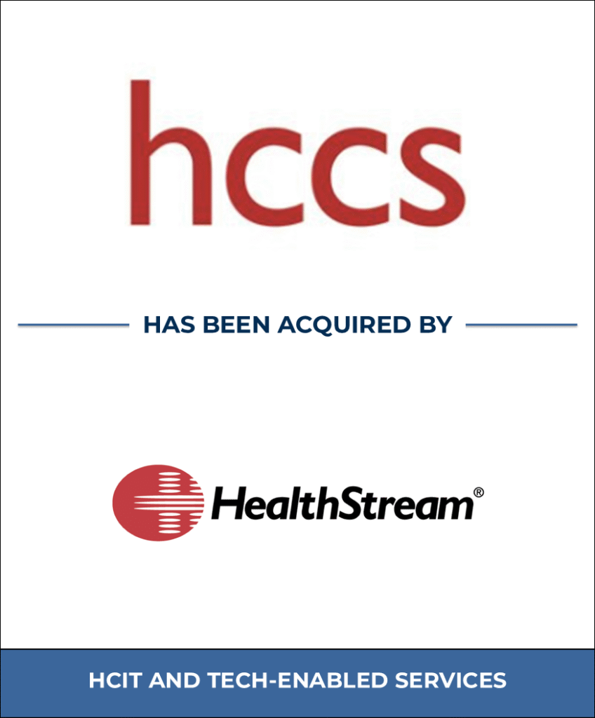 Health Care Compliance Strategies, Healthcare Investment Banking Tombstone — Bailey & Company