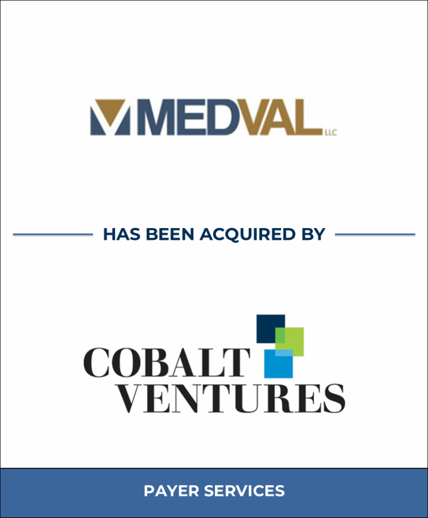Cobalt Ventures, Healthcare Investment Banking Tombstone — Bailey & Company