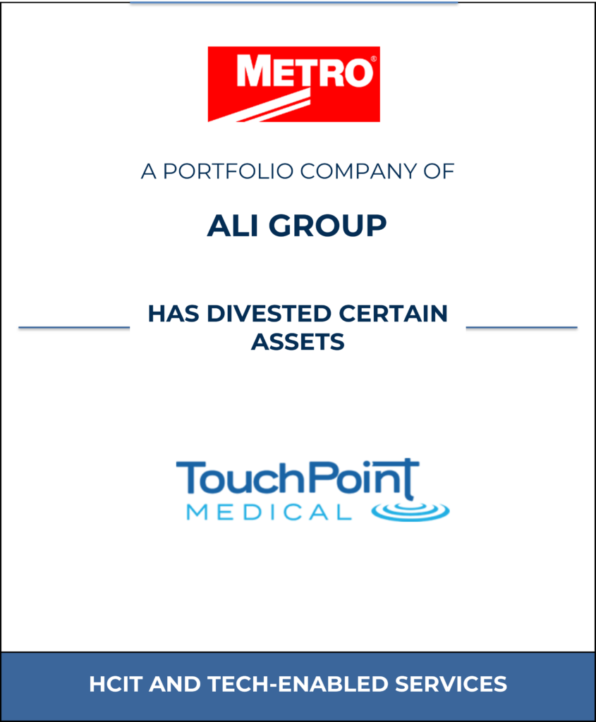 Intermetro, Healthcare Investment Banking Tombstone - Bailey & Company