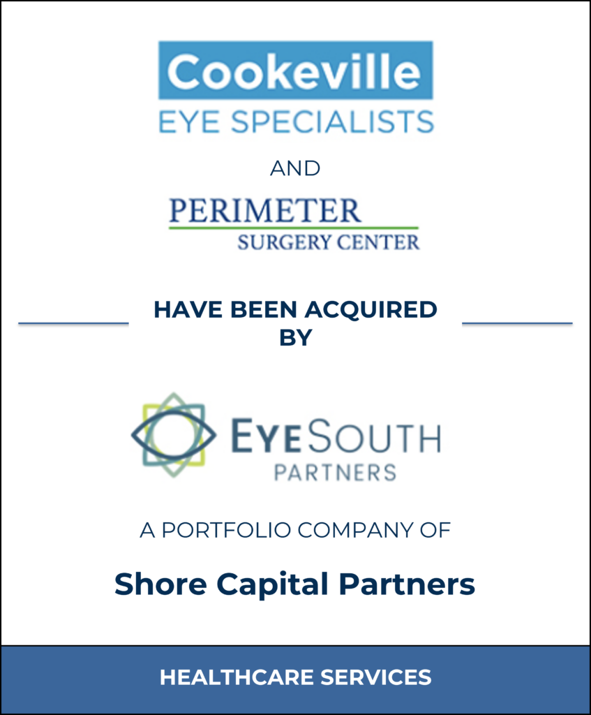 Cookeville Eye Specialists | Perimeter Surgery Centers |EyeSouth Partners Tombstone