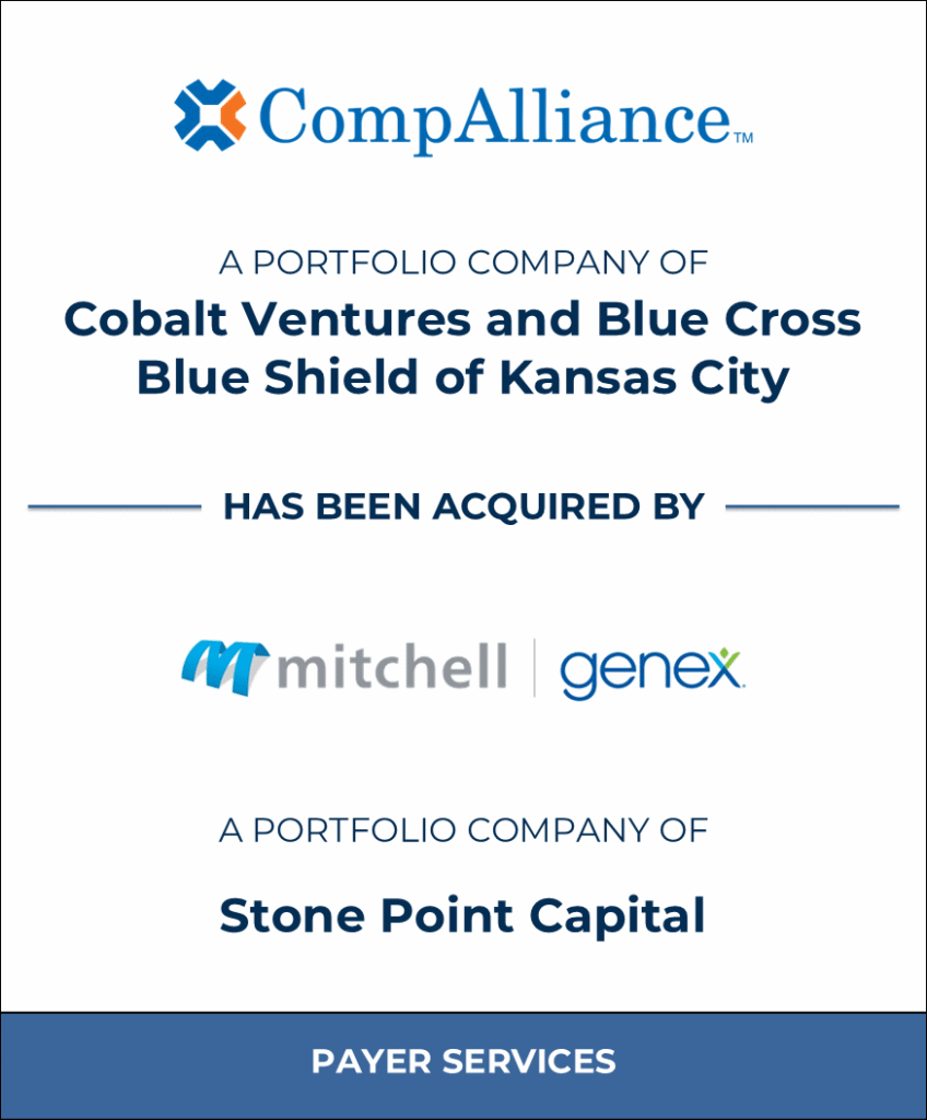 Compalliance, a portfolio company of Cobalt Ventures, Healthcare Investment Banking Tombstone — Bailey & Company