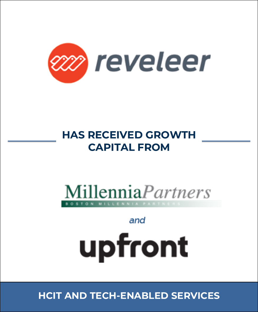 Reveleer has received growth capital from Millenia Partners and upfront
