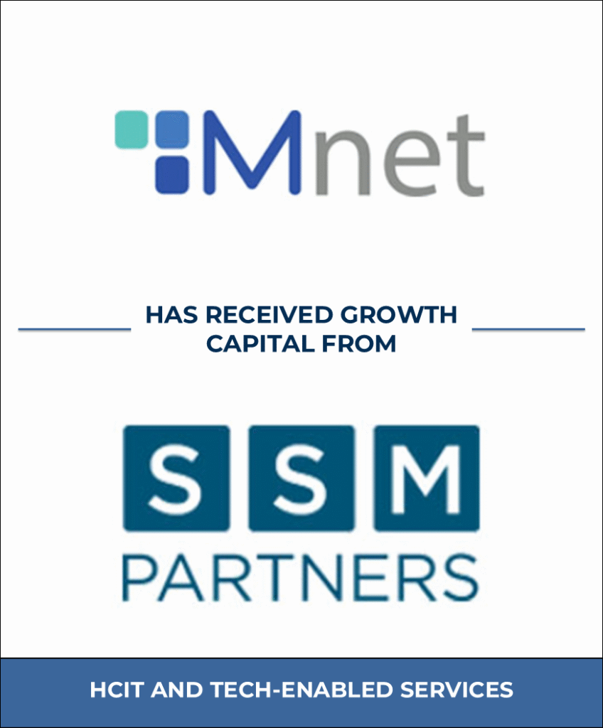 Mnet, Healthcare Investment Banking Tombstone — Bailey & Company