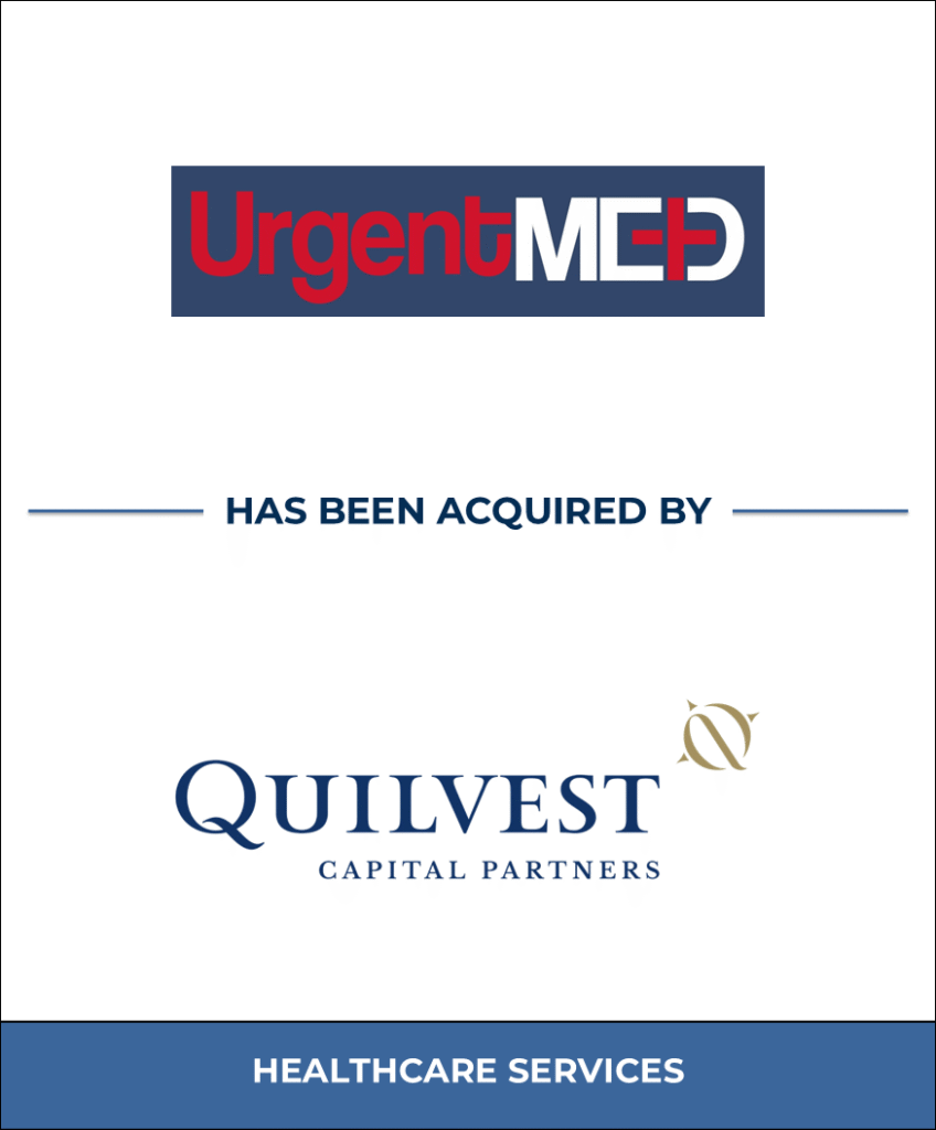 UrgentMED, Healthcare Investment Banking Tombstone — Bailey & Company