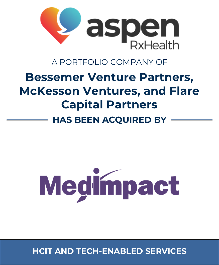 Aspen RxHealth has been acquired by MedImpact