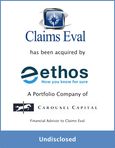 Bailey & Company Advises Claims Eval on its Sale to Ethos Risk Services
