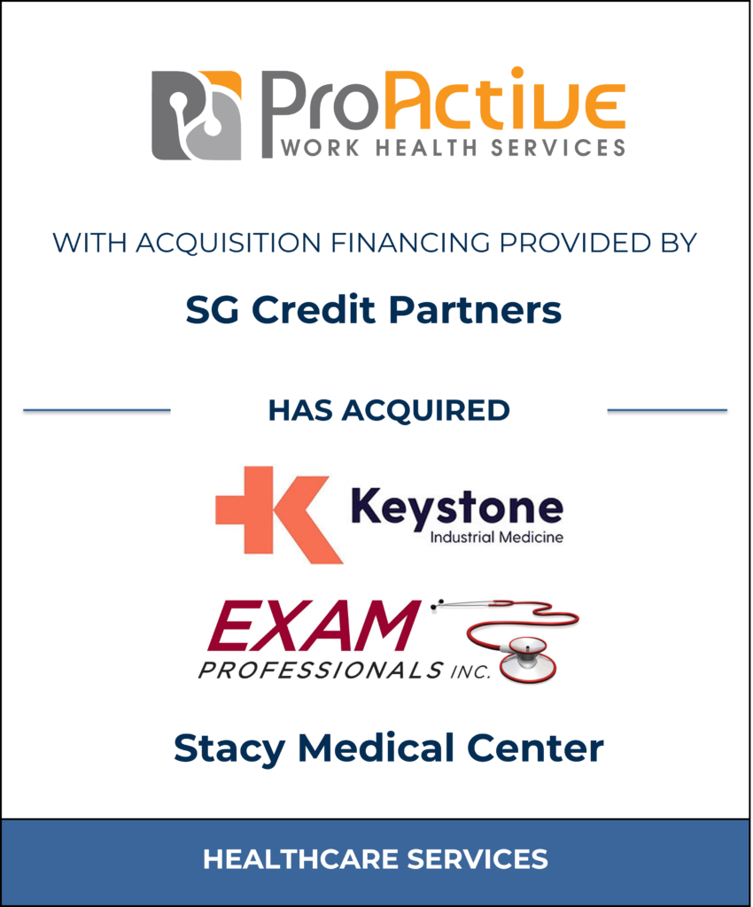 ProActive Work Health Services - Keystone Industrial Medicince - Exam Professionals - Stacy Medical Center