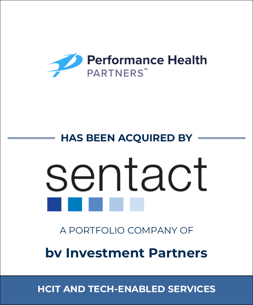 Performance Health Partners has been acquired by Sentac
