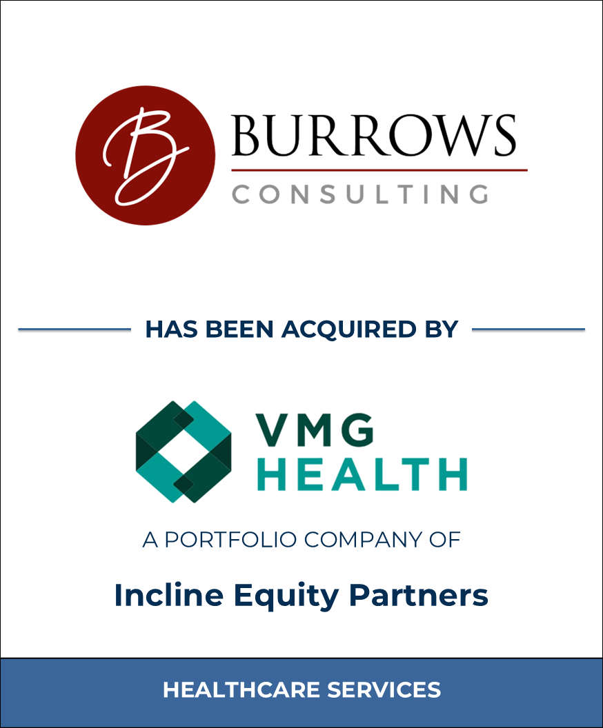 Burrows Consulting has been acquired by VMG Health