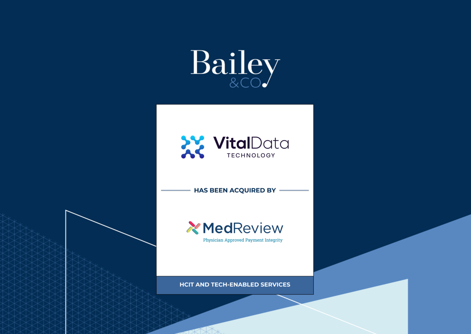 Vital Data Technology | MedReview News Header