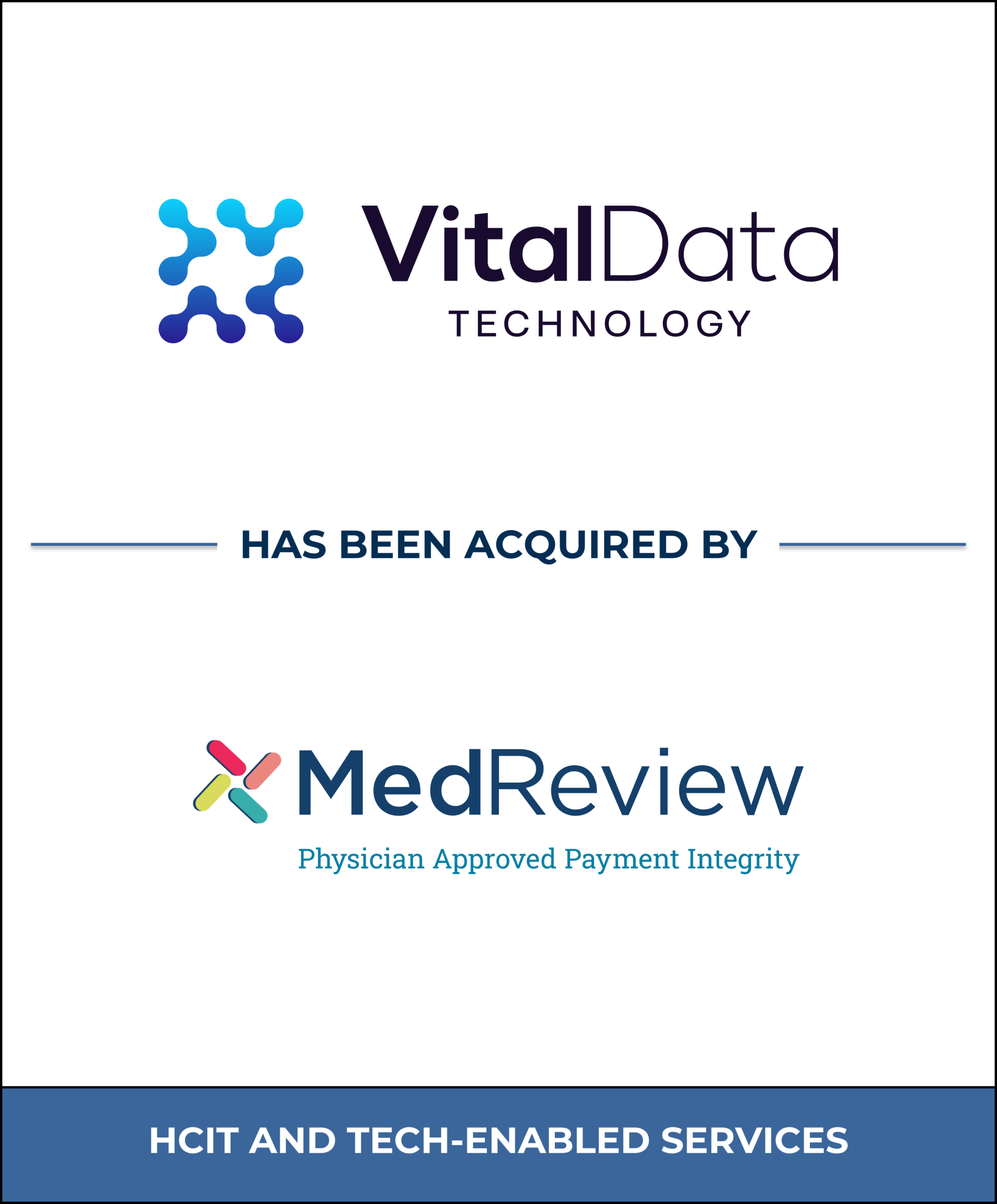 Vital Data Technology has been acquired by MedReview