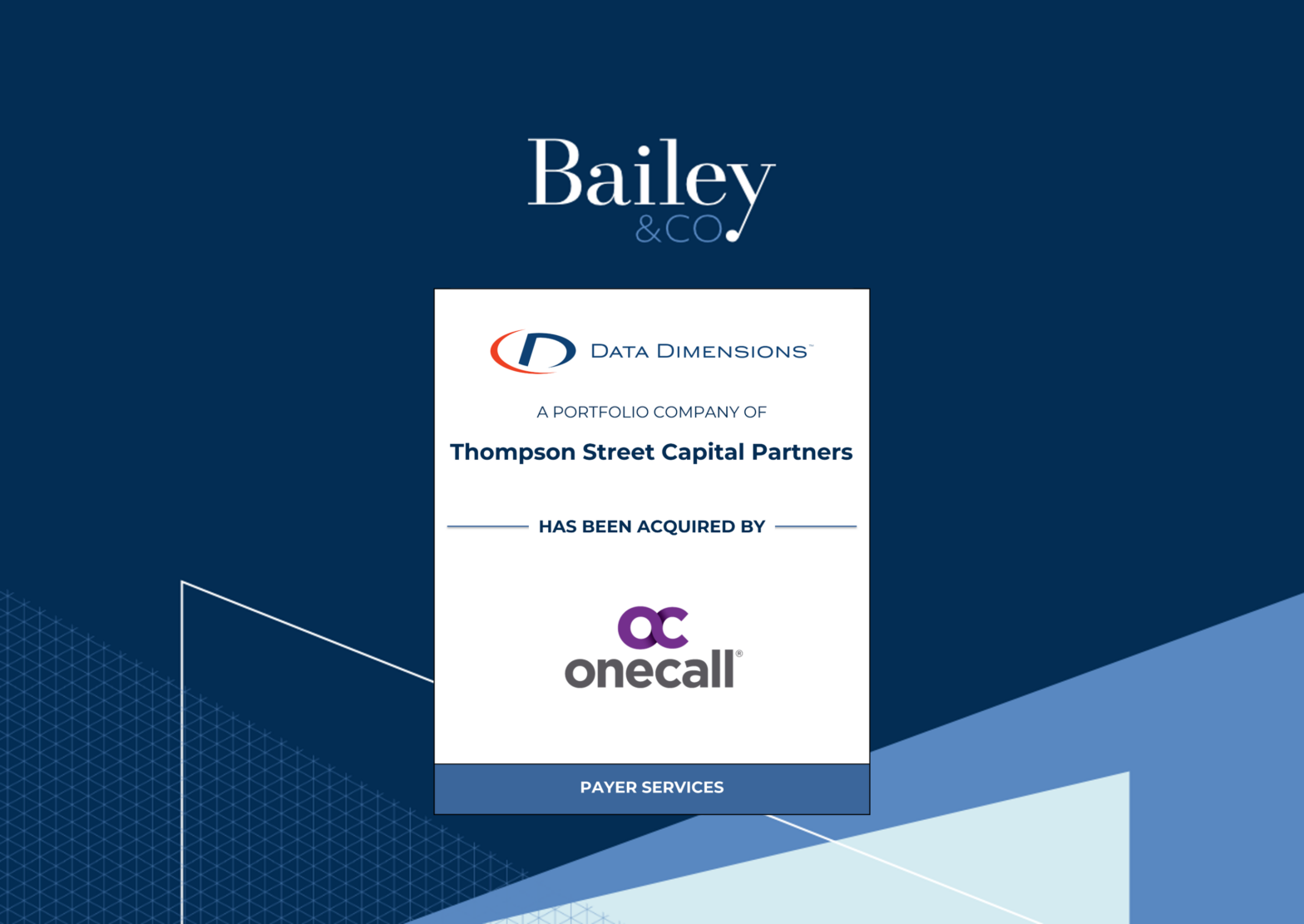 Data Dimensions | One Call News Header